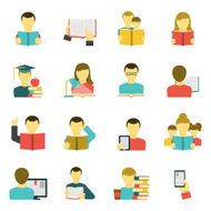Reading Icons Set