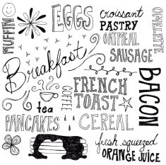 breakfast doodles