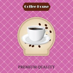 menu for coffee in vintage N3