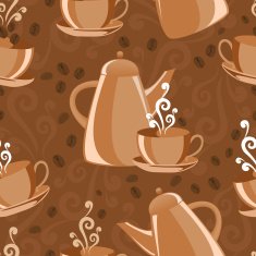 Seamless background coffee theme N2
