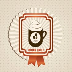 Coffee Icons and labels N5