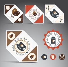 Set of Coffee Labels N10