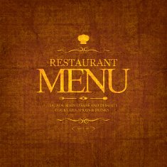 Restaurant menu design N16