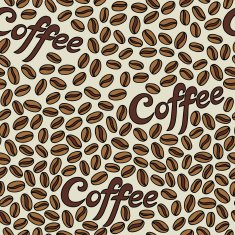 pattern with coffee beans N2