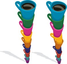 Coffee Cups Too Much Caffeine