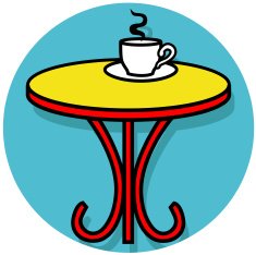 cafe table icon