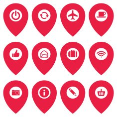 Location marker set
