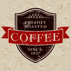 Vintage Coffee Label N45