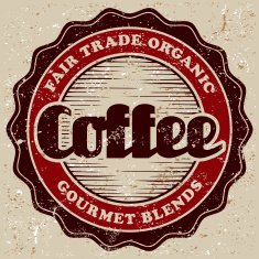 Vintage Coffee Label N46