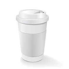white paper coffee cup