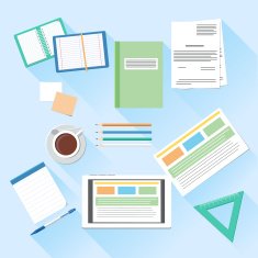 Workplace office and business work elements set N2