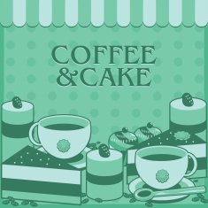 Set of Bakery green tone