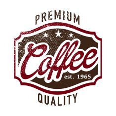 Vintage Coffee Label N50