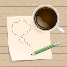 Coffee with Paper Note N2