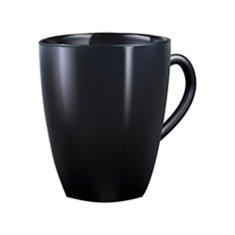 Porcelain white mug for coffee N4