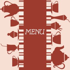 Coffeehouse menu design