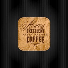 Vintage Coffee Label N77