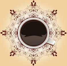 Coffee at the creative serviette
