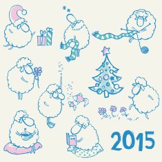 Merry sheeps - 2015 symbol