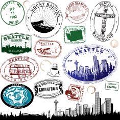 Seattle VIntage Stamps