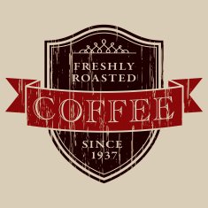 Vintage Coffee Label N83