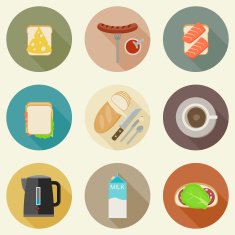 Breakfast Icons N11