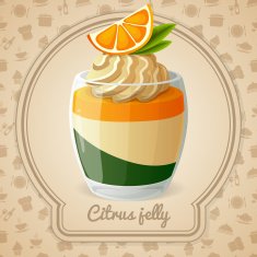 Citrus jelly card