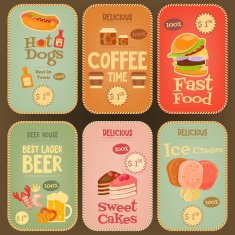 Food stickers collection