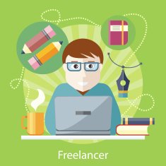 Freelancer Copywriter Journalist at Computer