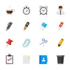 Business and Office icons N111