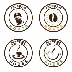 Set of Coffee Labels N12