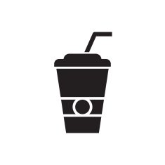 Paper Cup Silhouette