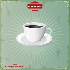 menu for coffee in vintage N5