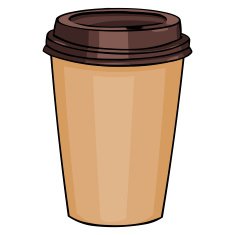 plastic cup with lid for hot drinks