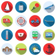 Travel vector icons