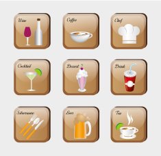Restaurant icons N7