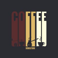 coffee label design background