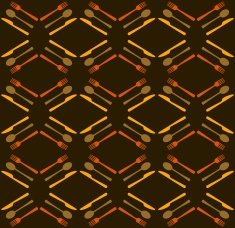 Restaurant seamless pattern background