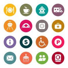 Camping Icons N6