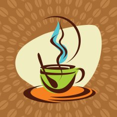 Coffee sign with the title ideal for cafe menu N2
