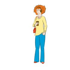 Girl with coffee N7
