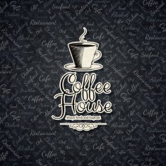 Menu for restaurant cafe bar coffee house N16