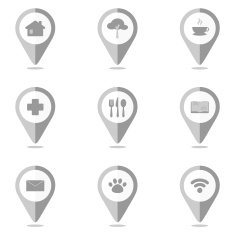 Town Mapping Pins