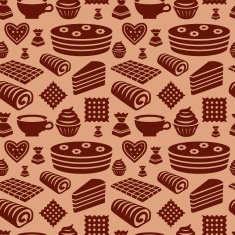 confectionery seamless pattern
