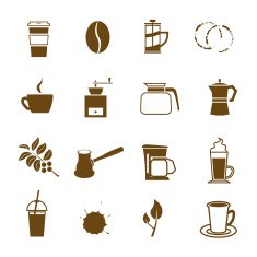 Coffee Icons N115