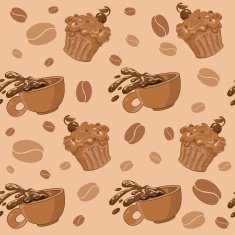 seamless coffee and cupcakes