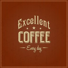 Vintage Card with coffee N10