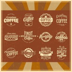 Vintage Coffee Labels N12