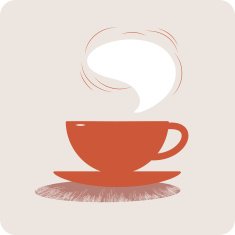 coffee (tea) cup - vector icon