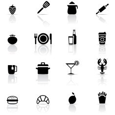 Icon Set Food and Kitchen